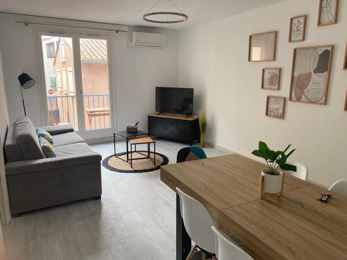 Superbe Appartement Climatise Avec Parking Prive Port Vendres Eksteriør billede