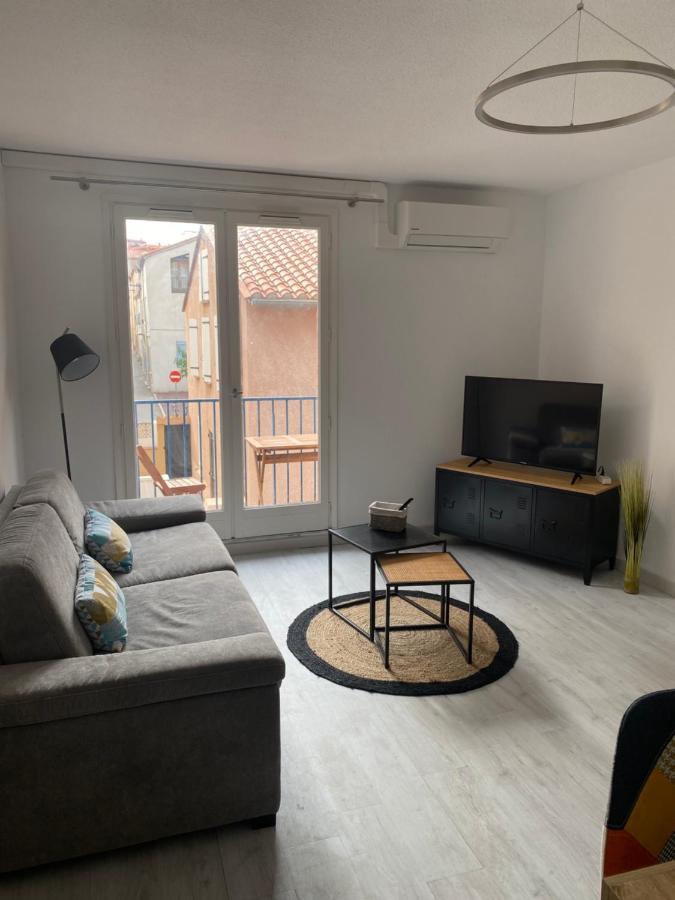 Superbe Appartement Climatise Avec Parking Prive Port Vendres Eksteriør billede